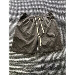 Unbranded Athletic Shorts Mens XL Dark Gray Drawstring Mesh Pockets